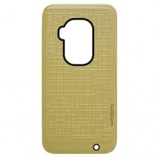 Capa para Motorola Moto One Zoom - Motomo Frame Borda Premium Dourada
